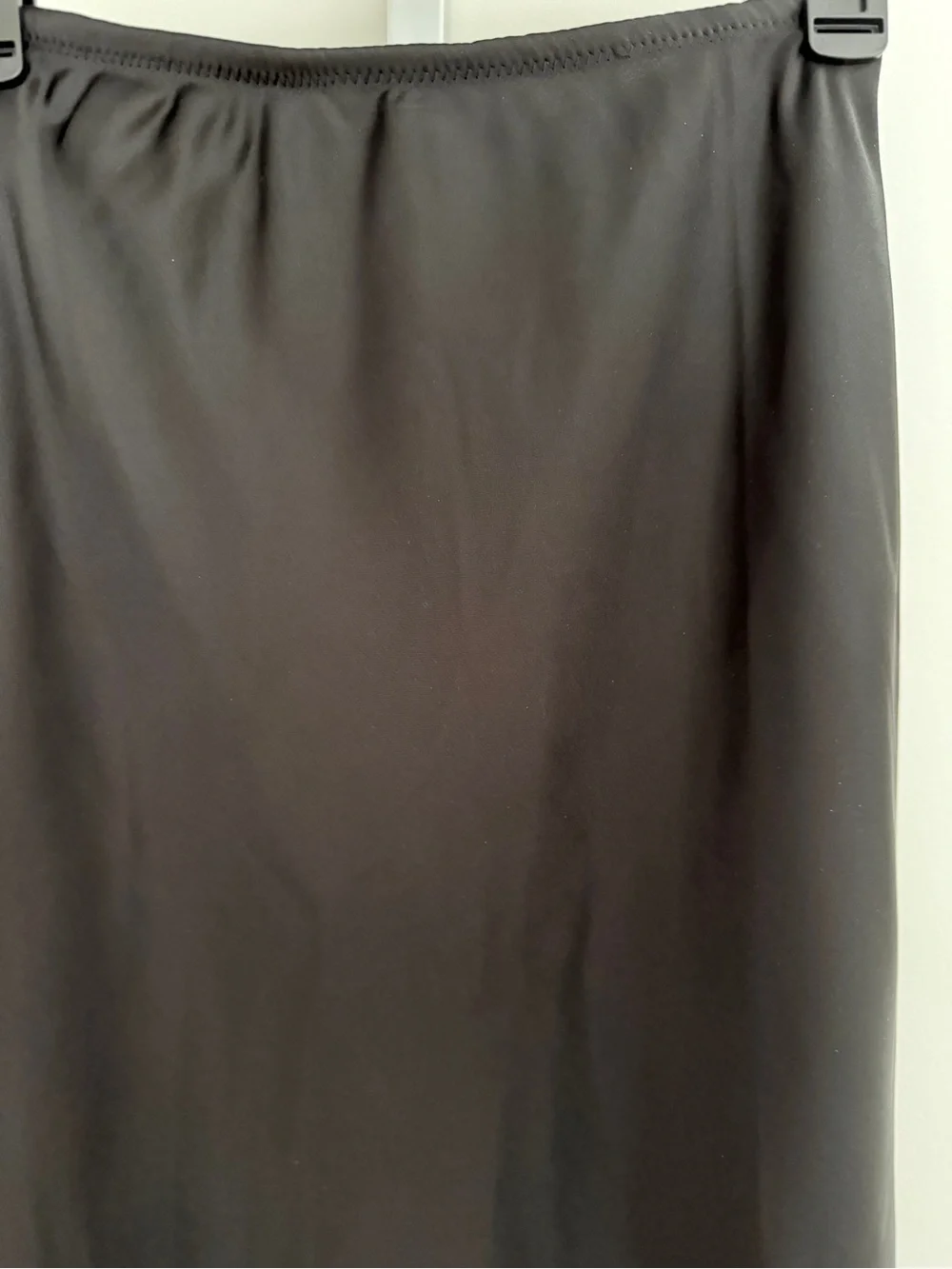 Mng Black Satin Bias Midi Skirt size XXS - Picture 5 of 5